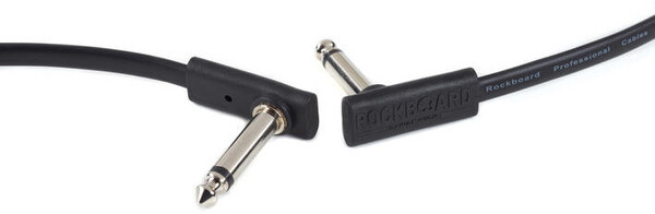 RockBoard Flat Patch Cable (black, 80cm)