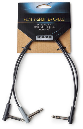 RockBoard Flat Patch Cable / Y Splitter (30cm)