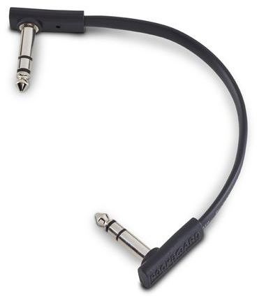 RockBoard Flat TRS Cable  - 15 cm (black)