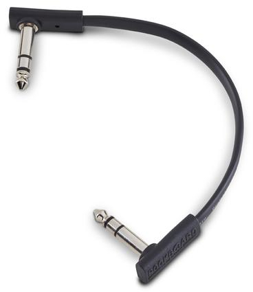 Flat TRS Cable  - 15 cm (black)