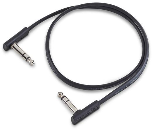 Flat TRS Cable  - 60 cm (black)