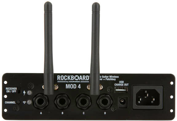 RockBoard MOD 4 & U2 Transmitter / Guitar Wireless System (2.4 GHz)
