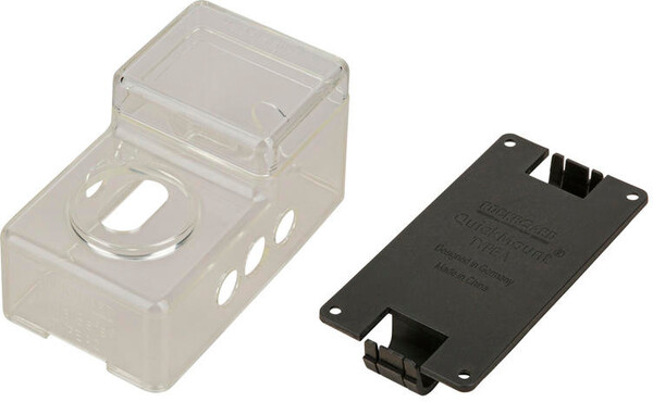 PedalSafe Type A2 - Protective Cover / Rock Board Mounting Plate (for standard single pedals)