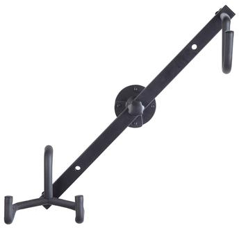 RockStand Ukulele Wall Hanger - Horizontal (black)