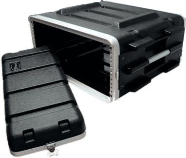 Rockcase ABS Standard 19' Rack 2HE-2U (Black)