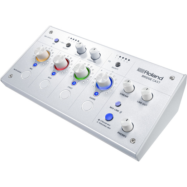 Roland Bridge Cast / Dual Bus Gaming Audio Mixer (white)