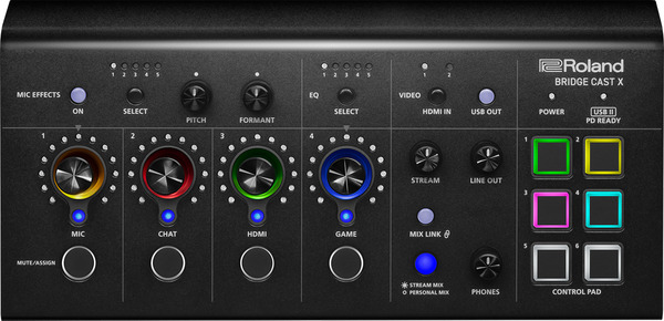 Bridge Cast X / Dual Bus Streaming Mixer with Video Capture