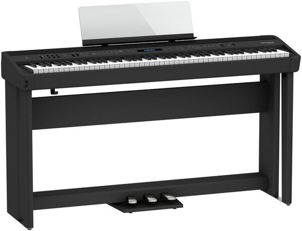 FP-90X Bundle (black, w/stand and triple pedal board)
