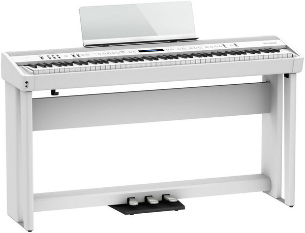 FP-90X Bundle (white, w/stand and triple pedal board)