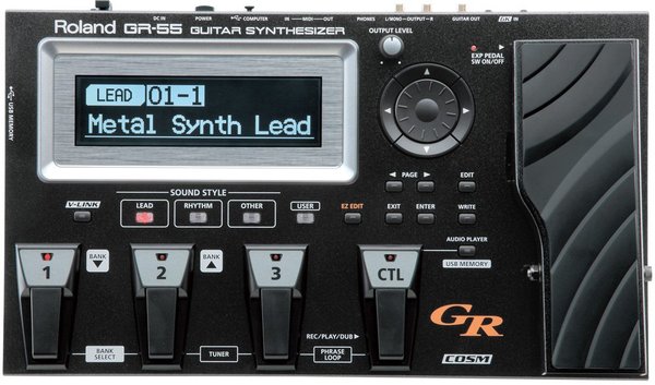 GR-55S Gitarren-Synthesizer ohne Pick-up (Black)