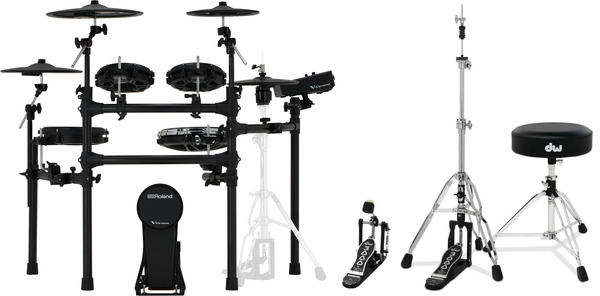 TD513 + DW 3000 3-Piece Hardware Pack Bundle V-Drum Kit