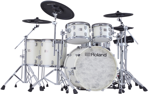 VAD716 Pearl White V-Drums Acoustic Design Kit