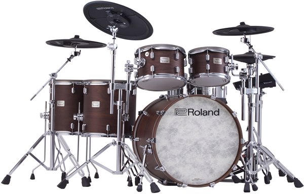 VAD716 Satin Walnut V-Drums Acoustic Design Kit