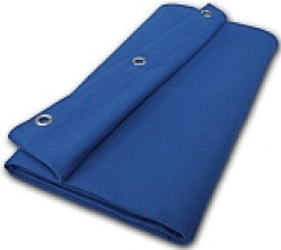 Molton Curtain Absorber 3m x 3 m (carpet blue)