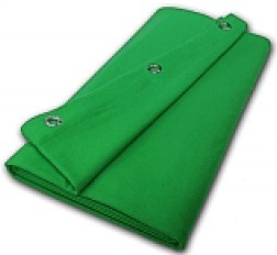 Molton Curtain Absorber 3m x 3 m (greenbox green)