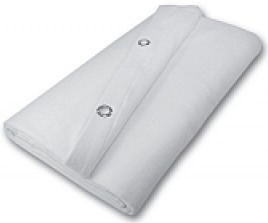 Molton Curtain Absorber 6m (B) x 3 m (H) (white)