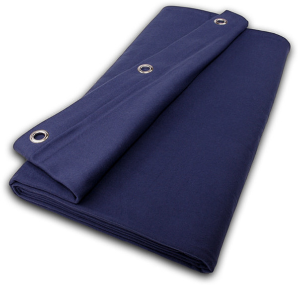 Molton Curtain Absorber 6m x 4m (royal blue /  300g/m2)