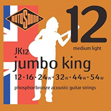 JK12 Phosphor Bronze Medium Light (12-54)