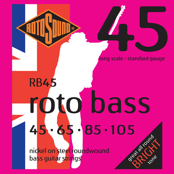 Roto Bass RB 45 Nickel on Steel Roundwound (45-105 - long scale)