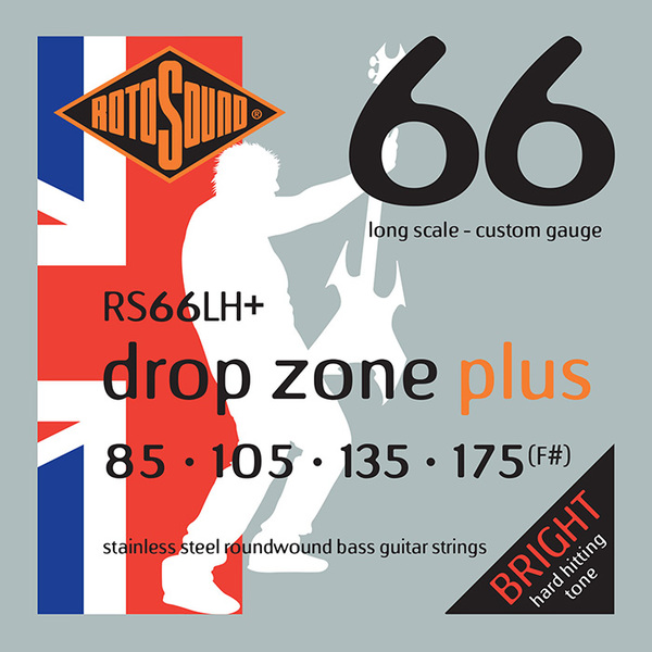 Swing Bass Stainless Steel RS66LH+ Drop Zone Plus (85-175 - long scale)