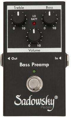 Sadowsky SBP-2 V2 Bass Preamp (black) | MusiX