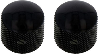 Poti Dome Speed Black Chrome (set of 2)