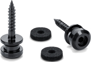 S-Locks Safety Belt (2 single belt pins, black chrome, M screw)
