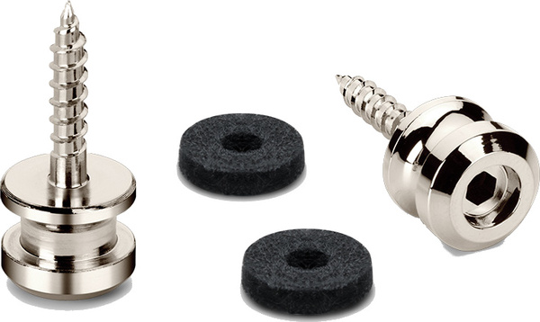 S-Locks Safety Belt (2 single belt pins, chrome, S screw)