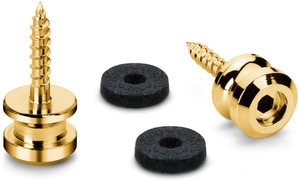 S-Locks Safety Belt (2 single belt pins, gold, S screw)