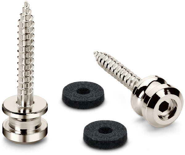 S-Locks Safety Belt (2 single belt pins, nickel, L screw)