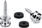 S-Locks Safety Belt (2 single belt pins, satin chrome, M screw)