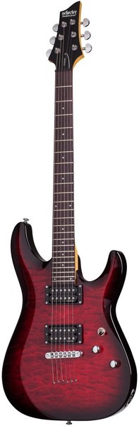 C-6 Plus (see-thru cherry burst)