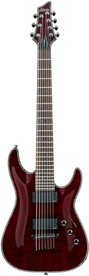 Schecter Hellraiser C-7 (black cherry)