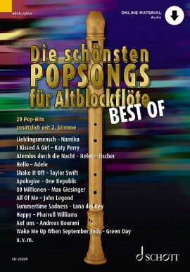 Schott Music Mega-strong pop songs - Best of (incl. online audio)