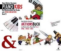 Piano Kids 1 & Aktionsbuch 1 Heumann Hans-Günter / 978-3-7957-5257-6