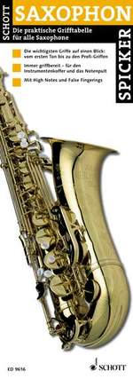 Schott Music Saxophon Spicker