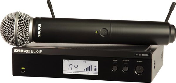 BLX24R/SM58 Rack 19" (Analog (662 - 686 MHz))