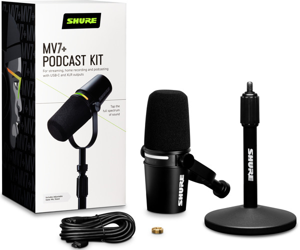 MV7+ Podcast Kit (black)