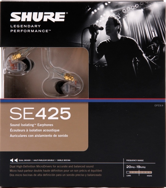 Shure SE425CL / Professional Sound Isolating (transparent)