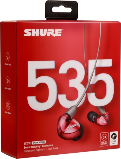 Shure SE535LTD-EFS / Sound Isolating (red)