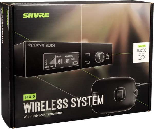 Shure SLXD14E (823-832 & 863-865 MHz)