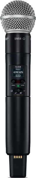 SLXD2/SM58 / Handheld Transmitter (823-832 & 863-865 MHz)