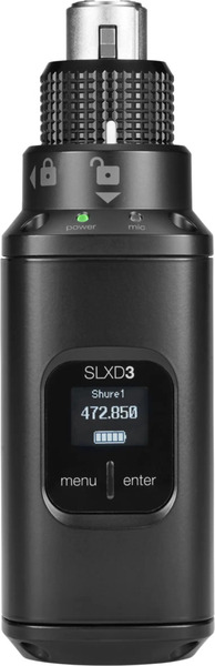 Shure SLXD3 / Plug-On Transmitter (562-606MHz)