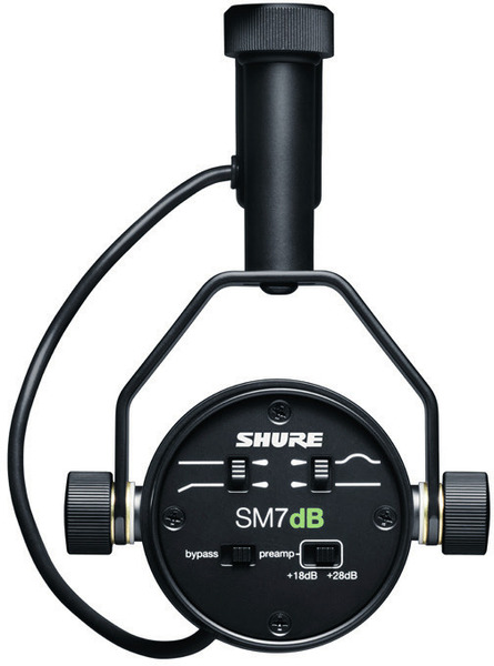 Shure SM7dB Podcast Bundle Active Dynamic Microphone