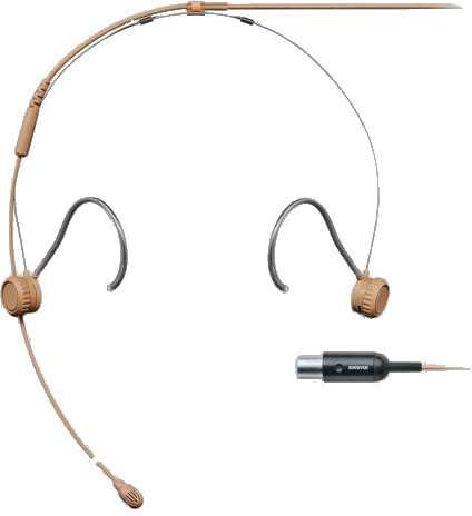 TwinPlex TH53C-MTQG / Subminiature Headset (mtqg connector - cocoa)