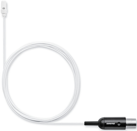 UL4W/C-MTQG-A Cardioid Lavalier Microphone MTQG (white)