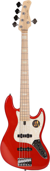 Sire Marcus Miller V7 5ST Swamp Ash 2nd Gen (bright metallic red)