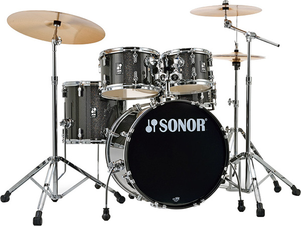 Sonor AQX Studio Set (black midnight sparkle, 20')