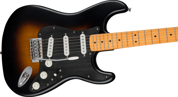 Squier 40th Anniversary Stratocaster®, Vintage Edition (Satin Wide 2-Color Sunburst)