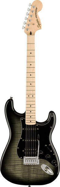Squier Affinity Stratocaster HSS FMT MN (black burst) | MusiX